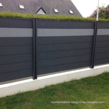 Hot sale exterior composite fence panels fence panels vinyl from factory